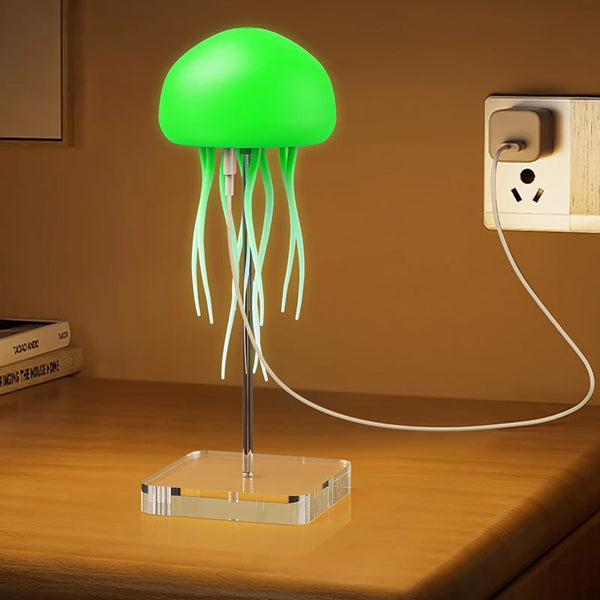 Lámpara LED Rotativa de Medusas